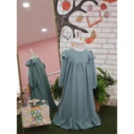 Su Yeşili Renk Elbise - Görsel 2