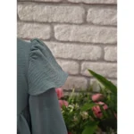 Su Yeşili Renk Elbise - Görsel 3