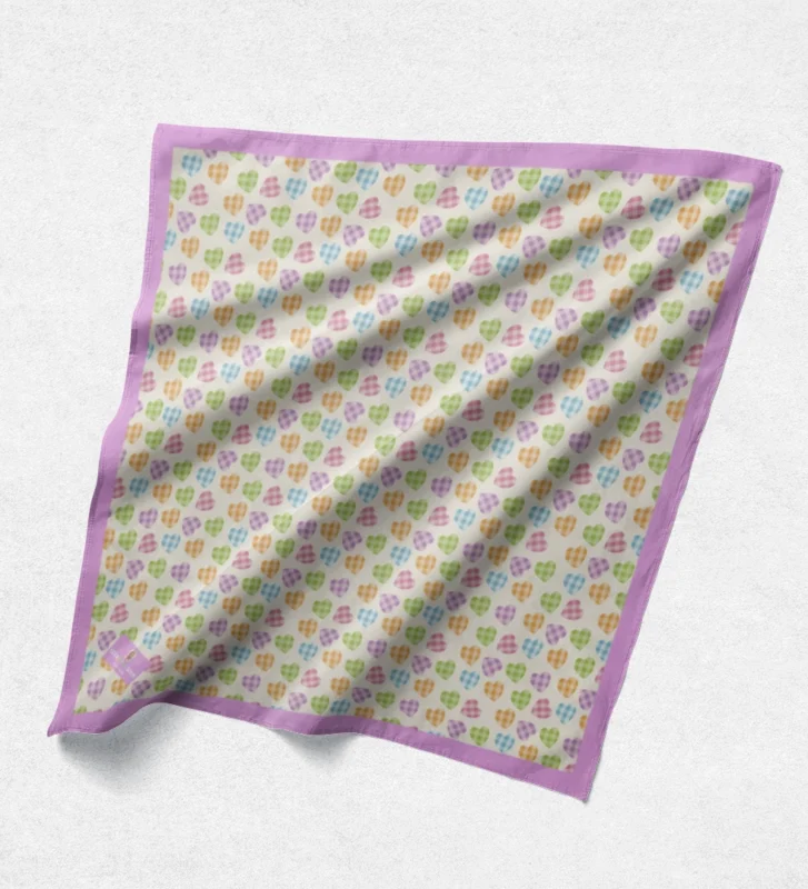 Pembe Kalpli Çocuk Eşarbı