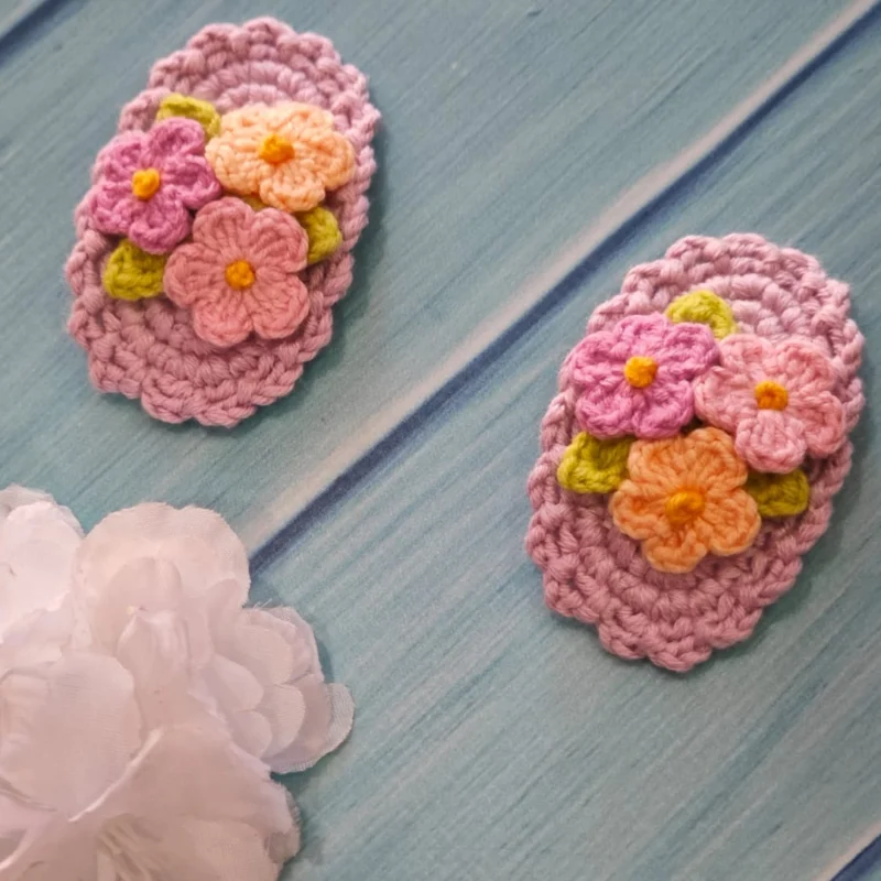 Çiçekli Saç Tokası