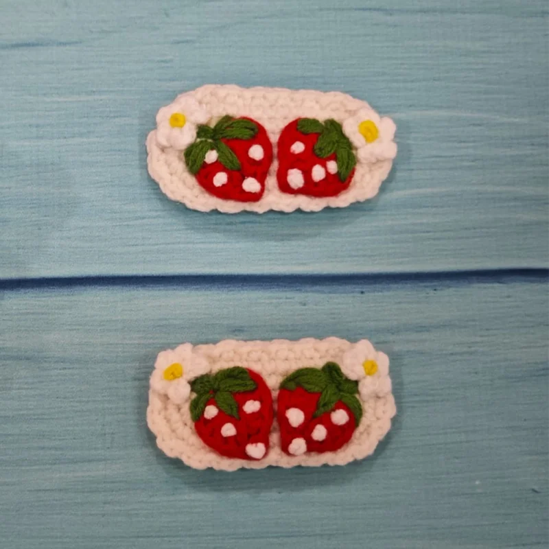 Çilekli Saç Tokası