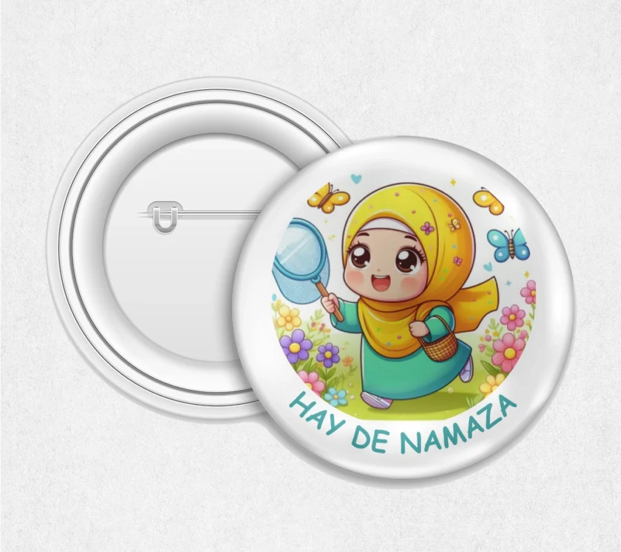 Hay De Namaza Buton Rozet