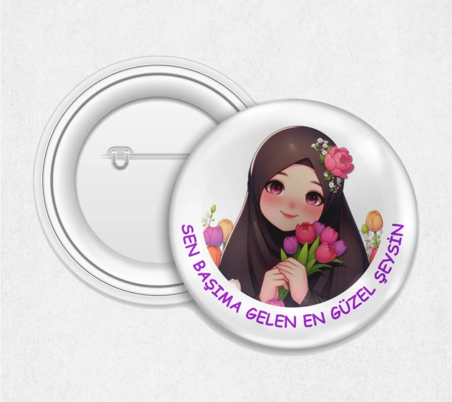 Sen Başıma Gelen En Güzel Şeysin Buton Rozet