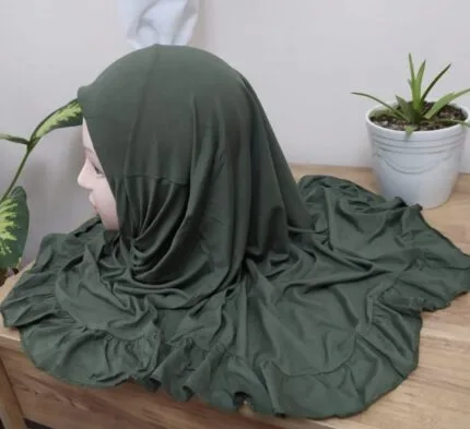 FIRFIRLI PRATİK ÖRTÜ KINA YEŞİLİ