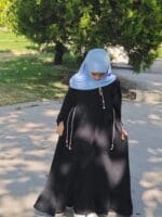 SİYAH MÜSLİN ELBİSE - Görsel 2