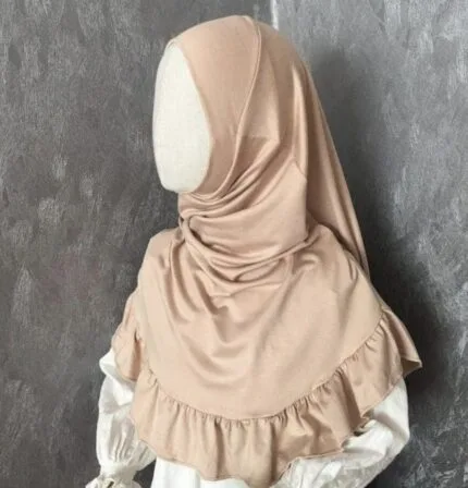 FIRFIRLI PRATİK ÖRTÜ KARAMEL