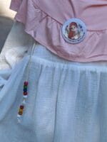 BEYAZ MÜSLİN ELBİSE - Görsel 4