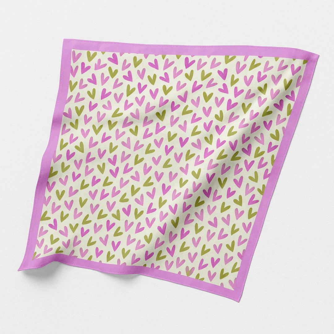 MOR KALP ÇOCUK EŞARP MOR KALP ÇOCUK EŞARP