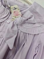 TOKA HEDİYELİ LİLA ÇOCUK UZUN GÖMLEK - Görsel 2