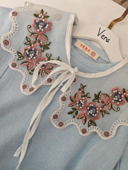 GÜNSELİ  MAVİ ELBİSE