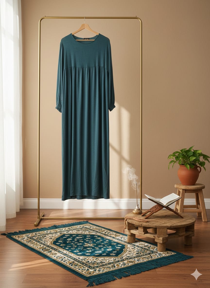 f1a14ef3-c718-4a16-a92e-05591b114bf8 YEŞİL DÜĞMESİZ KUPRA ELBİSE - Görsel 1