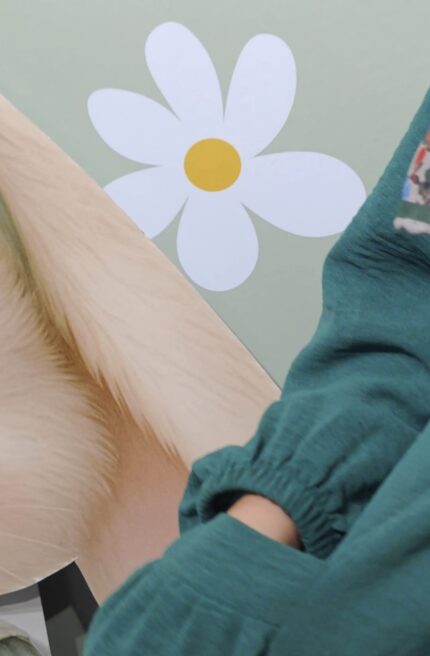 KOYU YEŞİL KANGURU ELBİSE