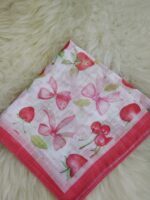 KİRAZLI FİYONKLU ÇOCUK EŞARP - Görsel 8