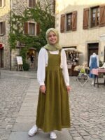 ELİFNAZ ELBİSE  YEŞİL