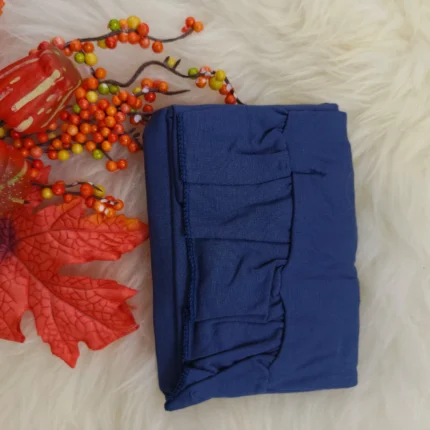 Açık Lacivert Fırfırlı Pratik Örtü