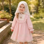 Kız Çocuk Dantelli Elbise