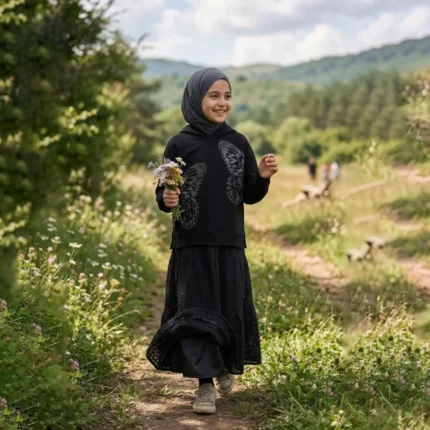 Çocuk Fistolu Astarlı Etek