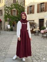 ELİFNAZ ELBİSE KİREMİT RENGİ