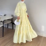 Fırfırlı Uzun Gömlek Elbise - Görsel 4