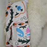 Nakışlı Kalın Pamuklu Astarlı Düğmeli Ceket