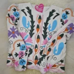 Nakışlı Kalın Pamuklu Astarlı Düğmeli Ceket - Görsel 3