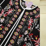 Yazlık Nakışlı Siyah Kadın Ceket - Görsel 2