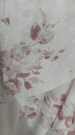 PEMBE YAPRAKLI YAKALI ELBİSE - Görsel 3