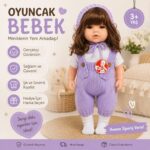 60 CM KONUŞAN OYUNCAK BEBEK LİLA