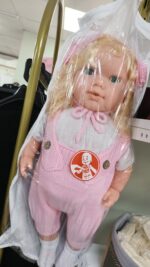 60 CM VE KONUŞAN OYUNCAK BEBEK PEMBE - Görsel 3