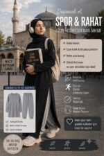SPOR ÜÇLÜ TAKIM SİYAH