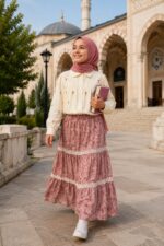 YAZLIK PAMUK UZUN ETEK PEMBE