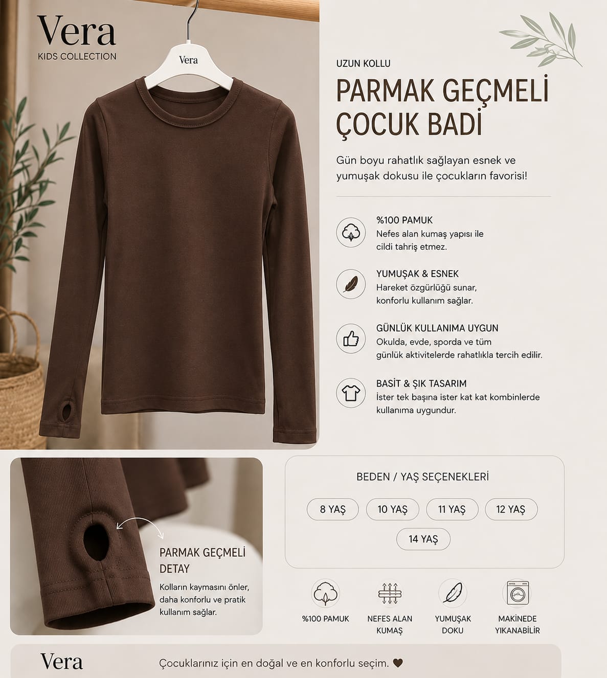 67b328f6-5a40-4b70-8a56-179845d792ad PARMAK GEÇMELİ BADY KAHVE - Görsel 1