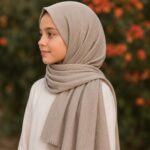 PLİSELİ PRATİK PENYE ŞAL KARAMEL