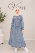 NAKIŞLI KOT ELBİSE